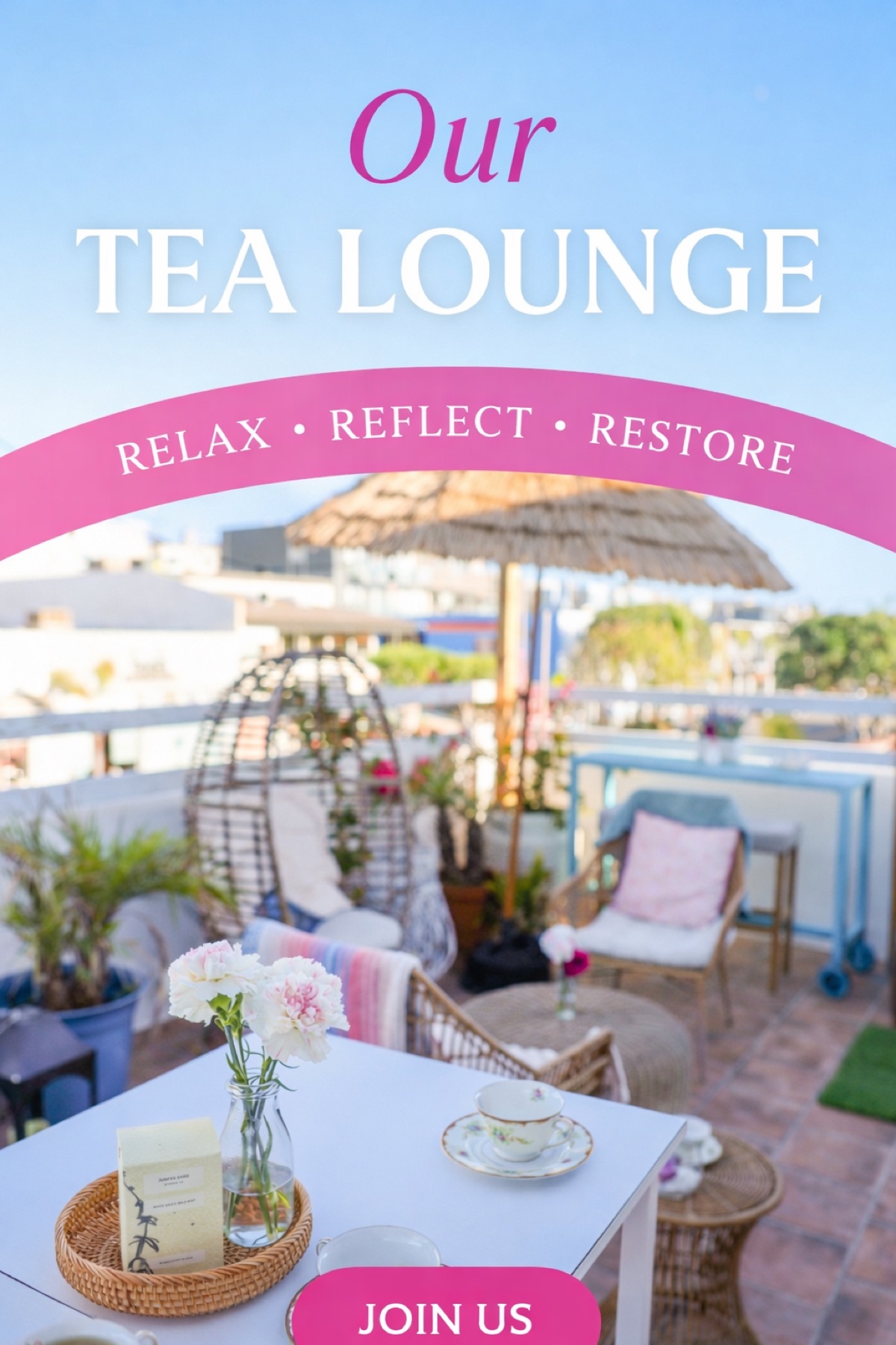 Tea lounge patio